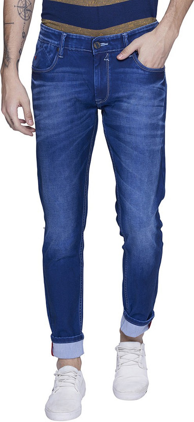 Blue Buddha Skinny Men Blue Jeans - Buy 