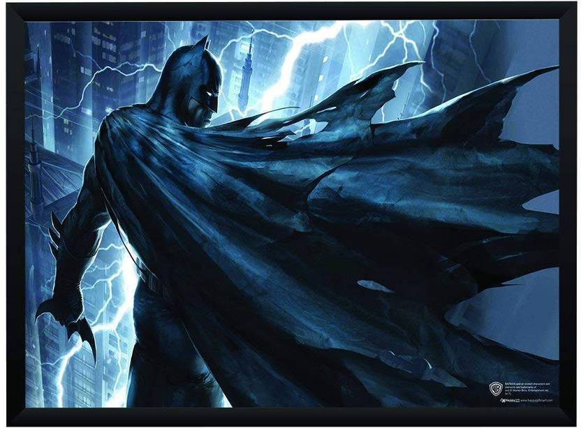 Batman Cape Blowing Poster Paper Print Movies Posters In