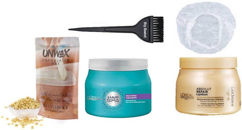 Big Basket Hair Brush Loreal Imported Absolut Spa Hair Cream And