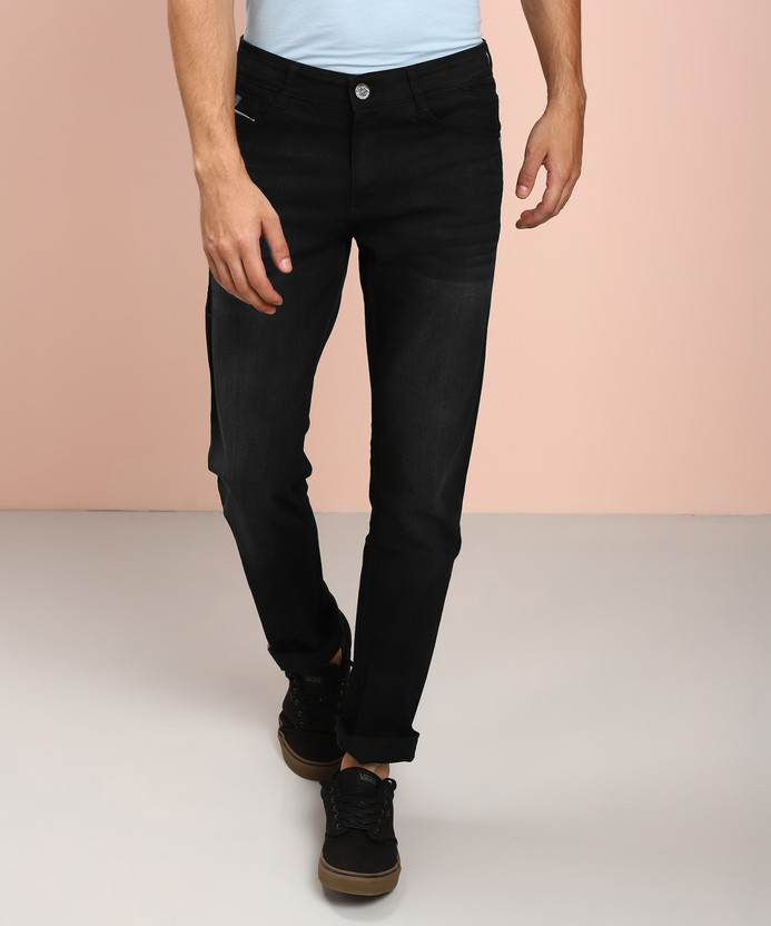 John Players Regular Men Black Jeans 