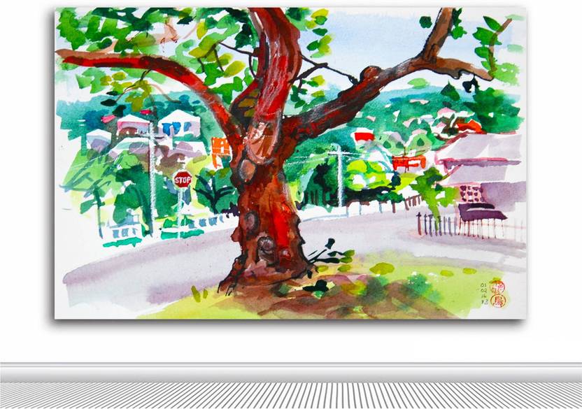 Tamatina Tamatina Canvas Paintings The Tree Of Happiness