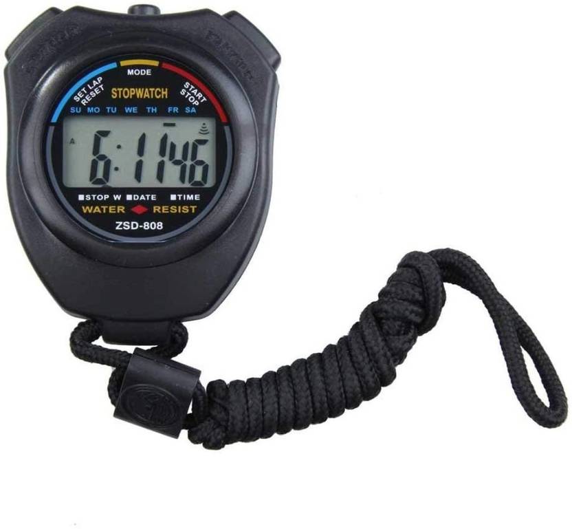 Flipco Digital Running Timer Chronograph Sports Stopwatch Counter With