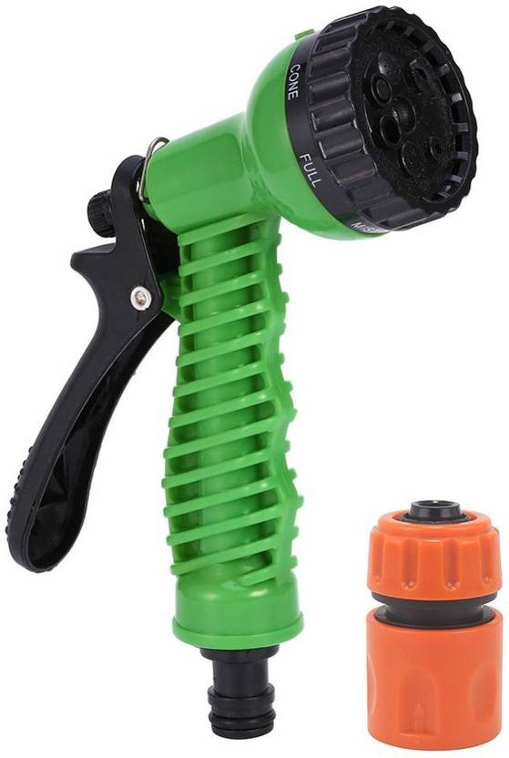 Hokipo 7 Pattern High Pressure Garden Hose Nozzle Water Spray Gun