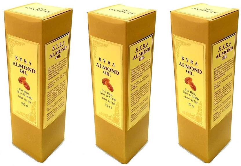 Kyra Natural Almond Oil For Hair Care Skin Care And Scalp Care