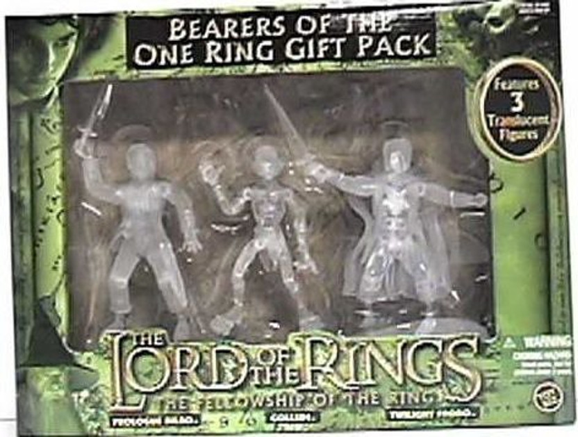 LORD OF THE RINGS BEARERS TWILIGHT FRODO BILBO GOLLUM ACTION FIGURE TOY BIZ