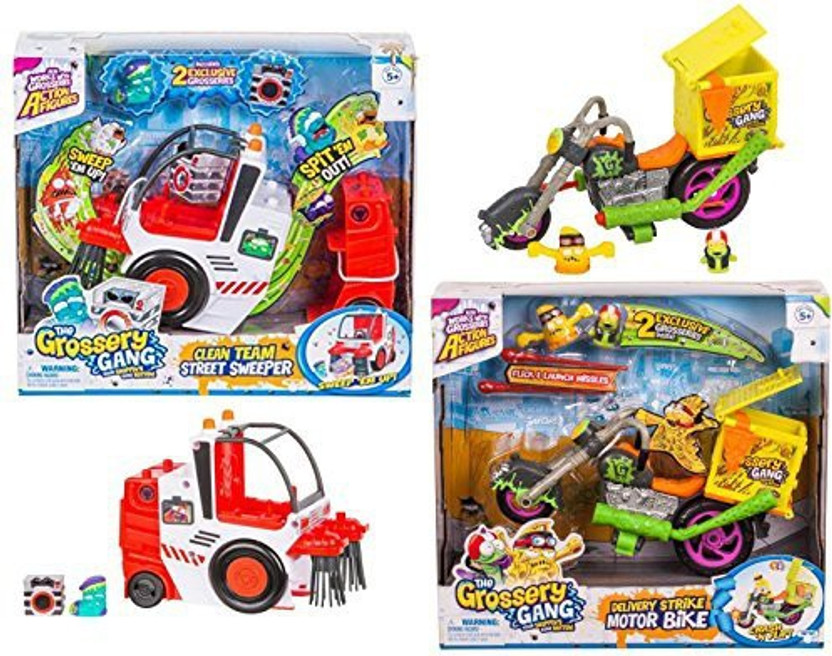 grossery gang delivery strike motorbike