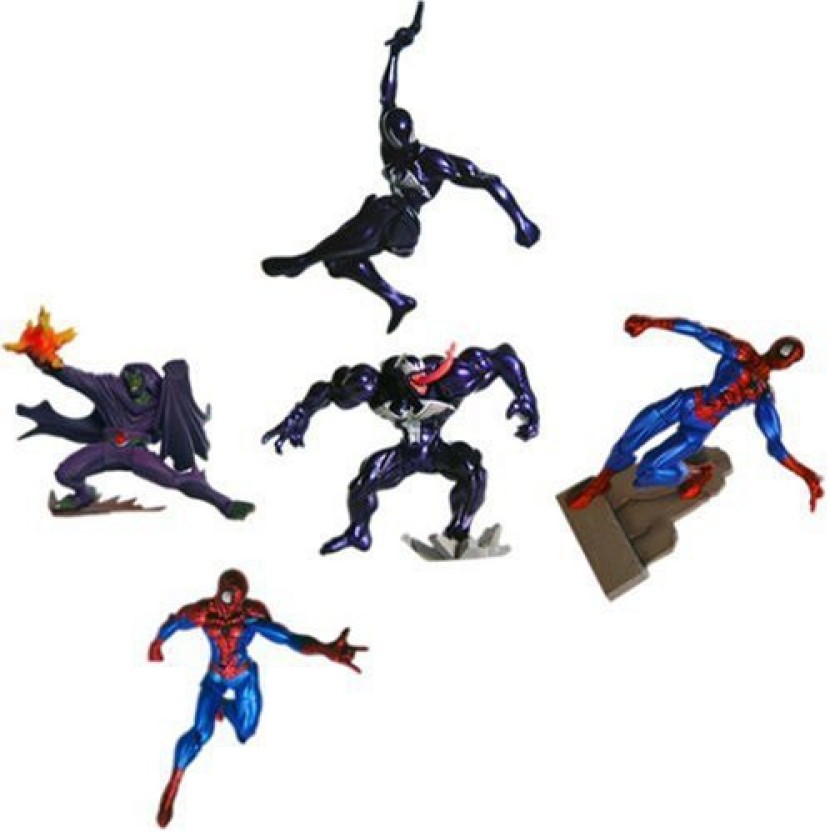 Spider Man Marvel Rare FIGURES Kaiyodo Vignette ultimate Japanese set - - 