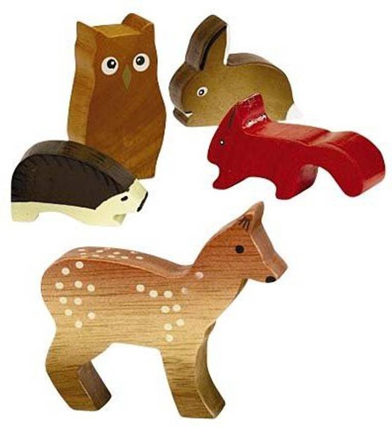 Magic Cabin Enchanting Woodland Animal Collection Set Of 5