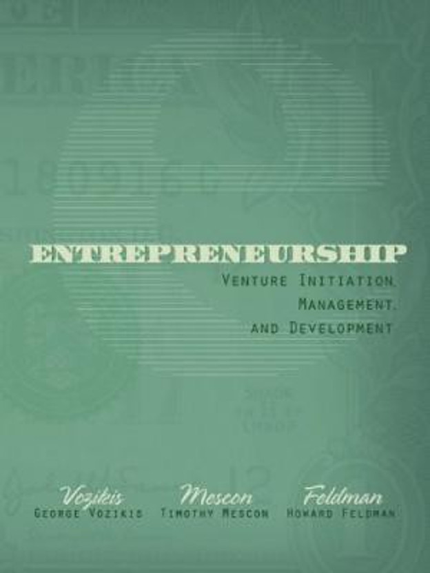 Entrepreneurship: Venture Initiation, Management And Development, 2Ed(English, 1, Vozikis)