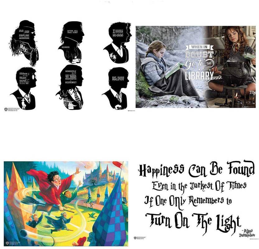 WB Official Licensed Harry Potter Set of 4 Quidditch Hermione Emma