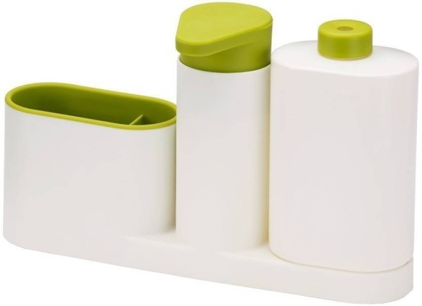 Swarish 3 In 1 Stand Kitchen Sink Tidy Liquid Soap Dispenser