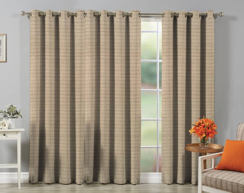 Soumya 84 Cm 3 Ft Dupion Door Curtain Single Curtain Buy