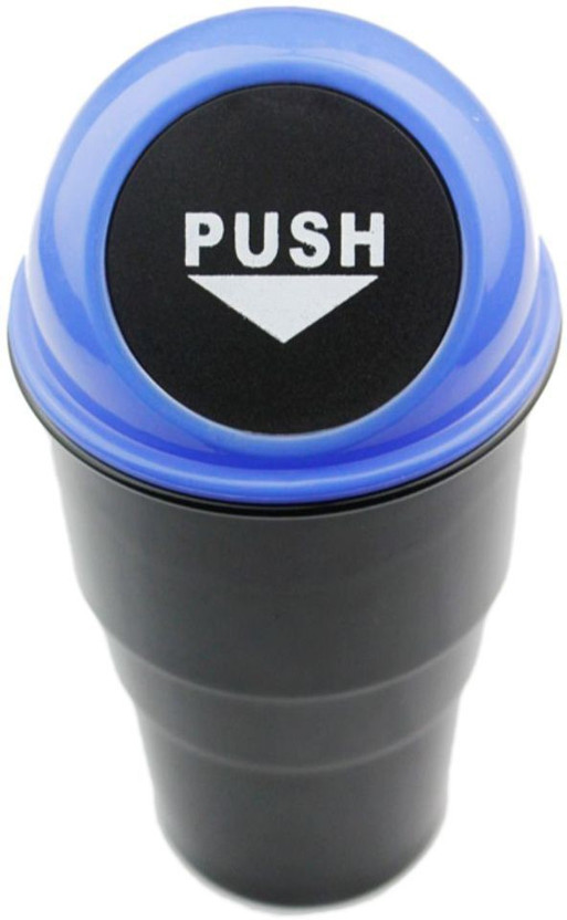 Mini Home Auto Car Plastic Trash Rubbish Can Garbage Dust Case Holder Box Bin