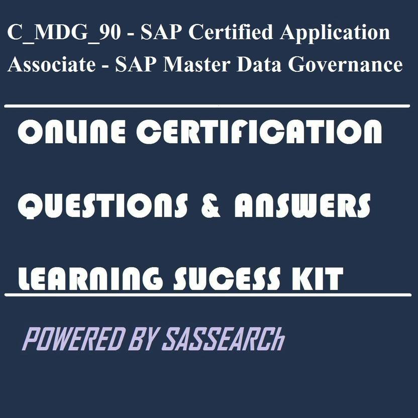 Sapsmart C Mdg 90 Sap Certified Application Associate