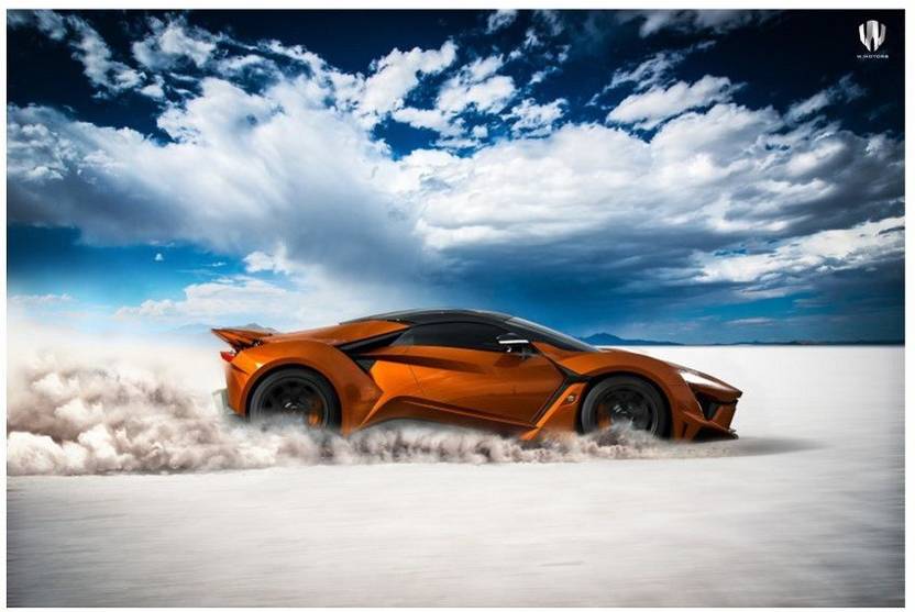 W Motors Fenyr Supersport Car Poster 18 Inch X 12 Inch Paper Print