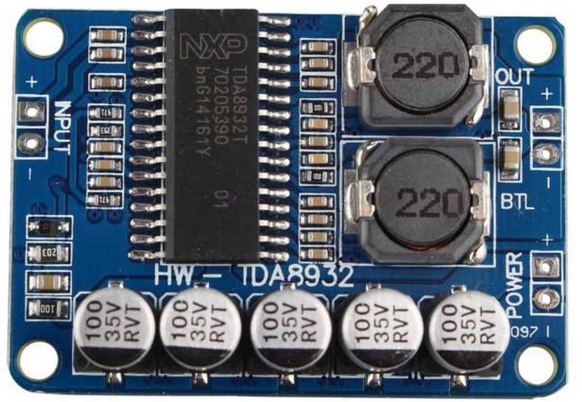 KitsGuru TDA8932 Digital Amplifier Board Module Mono 35W Low Power