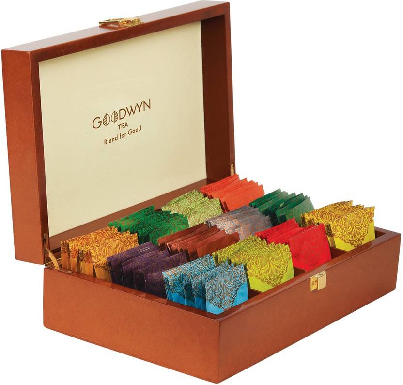 Goodwyn Alluring Chest 120 Tea Bags A Royal Exotic Wooden Gift Goodwyn Alluring Chest 120 Tea Bags A Royal Exotic Wooden Gift Box Best Diwali 480 G