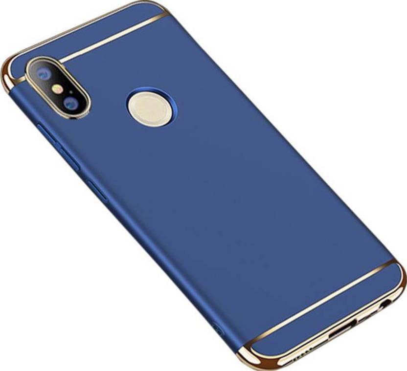 Novo Style Back Cover for 3 in 1 Sleek Rubberised Matte Hard case Xiaomi Redmi NOTE 5 Pro /Mi 6X (Blue, Metal, Plastic)