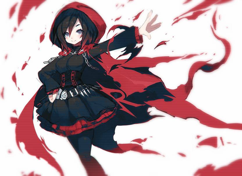 Anime Girl Short Black Hair Red Eyes Lajoshrichcom