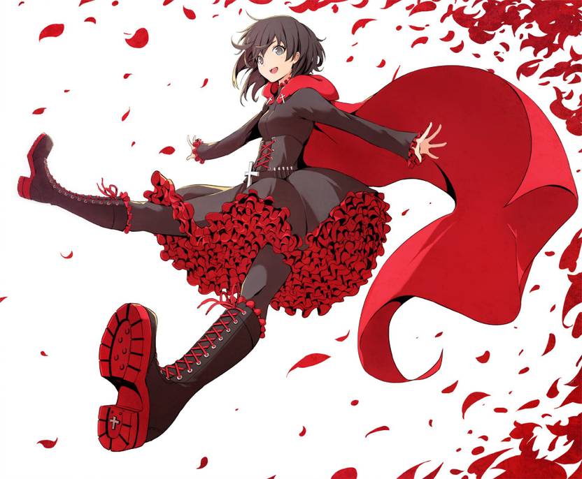 Athah Anime Rwby Ruby Rose 13 19 Inches Wall Poster Matte
