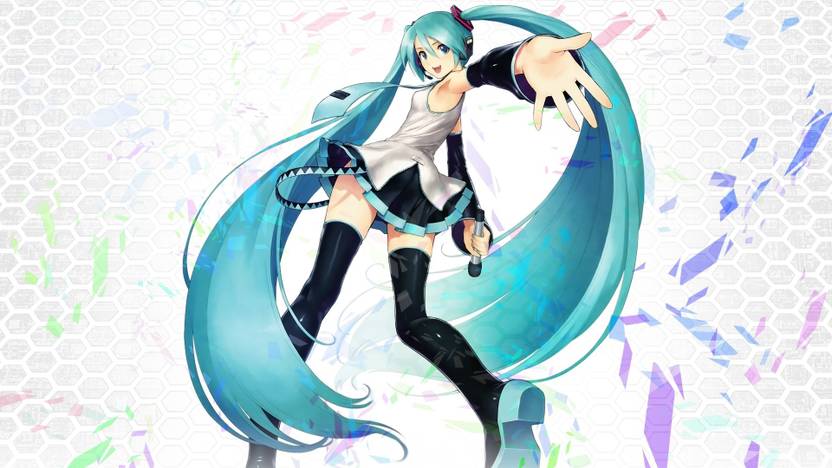 Athah Anime Vocaloid Blue Cute Girl Hatsune Miku 13 19