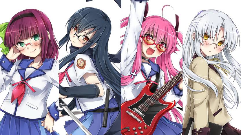 Athah Anime Angel Beats Kanade Tachibana Yuri Nakamura Yui