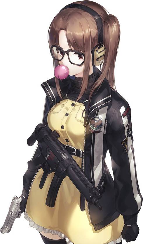Athah Anime Original Girl Dress Heckler Koch Mp5 Gun