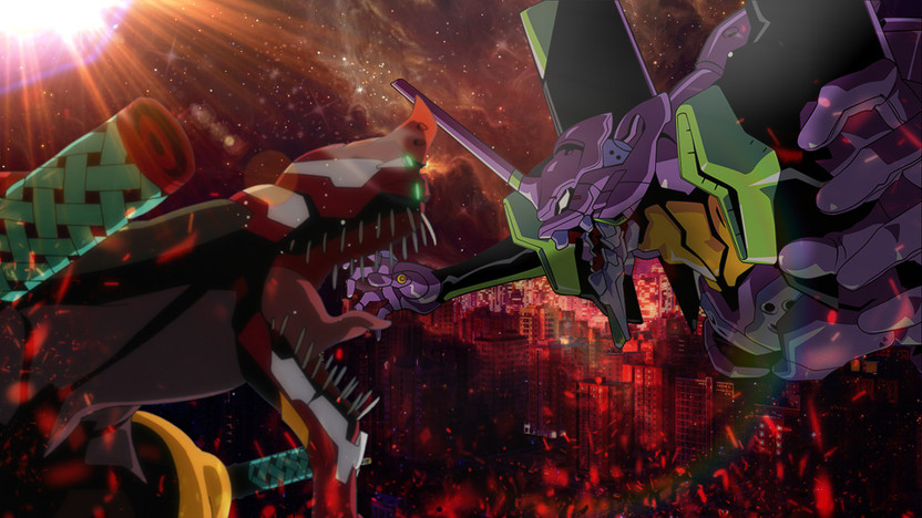 Anime Neon Genesis Evangelion Poster Wallpaper 24 X 13 inch