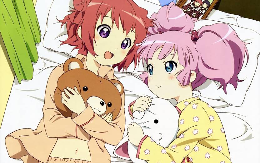 Athah Anime Yuru Yuri Akari Akaza Chinatsu Yoshikawa Kyōko
