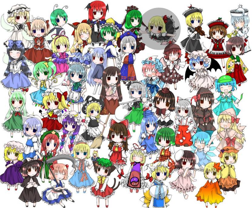 Athah Anime Touhou Luna Child Sunny Milk Wriggle Nightbug