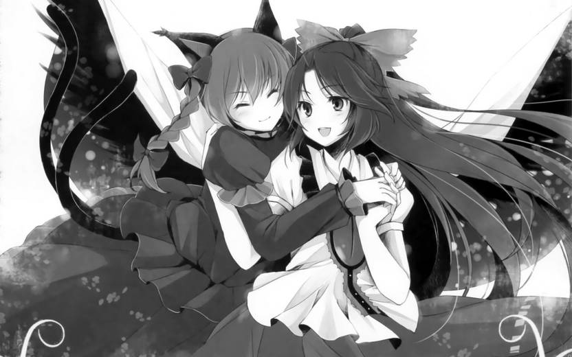 Athah Anime Touhou Monochrome Utsuho Reiuji Rin Kaenbyou 13