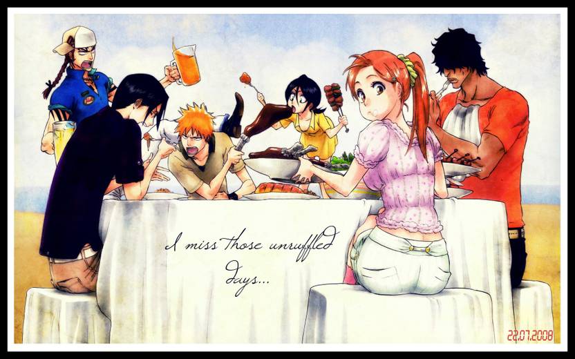 Athah Anime Bleach Ichigo Kurosaki Renji Abarai Rukia