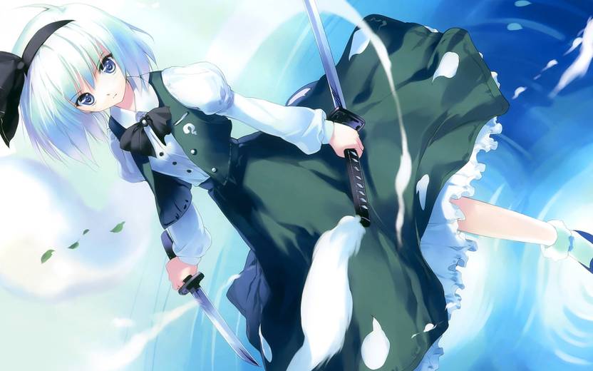 Athah Anime Touhou Youmu Konpaku Katana Sword 13 19 Inches
