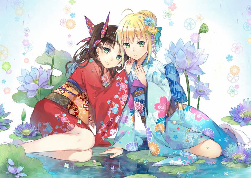 Athah Anime Fate Stay Night Fate Series Saber Rin Tohsaka 13