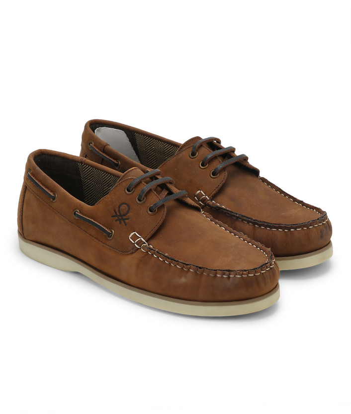 Benetton Boat Shoes For Men 