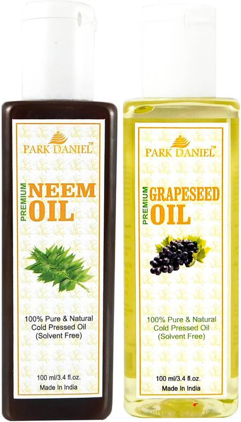 Park Daniel Organic Neem Oil And Grape Seed Oil Natural