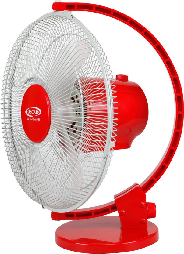 Oscar All Purpose 3 In 1 Ceiling Wall Table Cabin Fan Red 3
