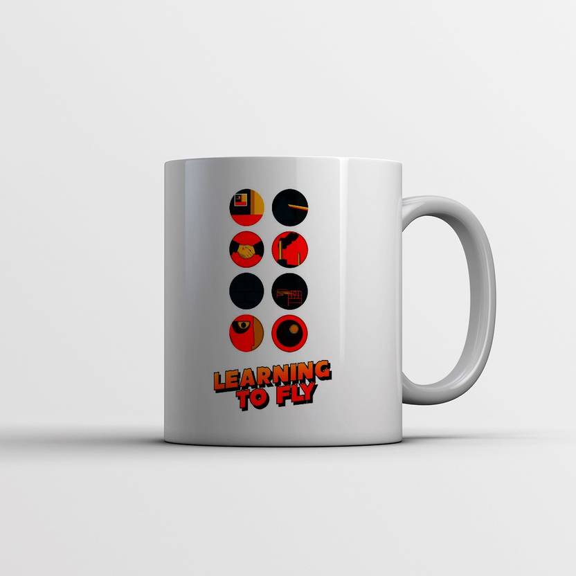 Postergully Learning To Fly Pink Floyd 11 Oz Coffee