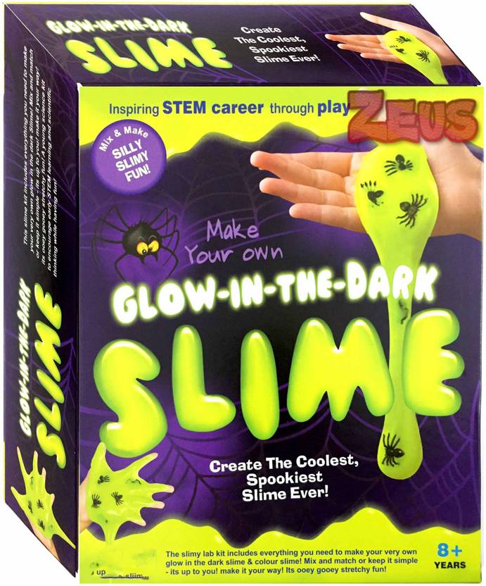 Zeus Ekta Glow In The Dark Slime Lab Kit Chemistry Science