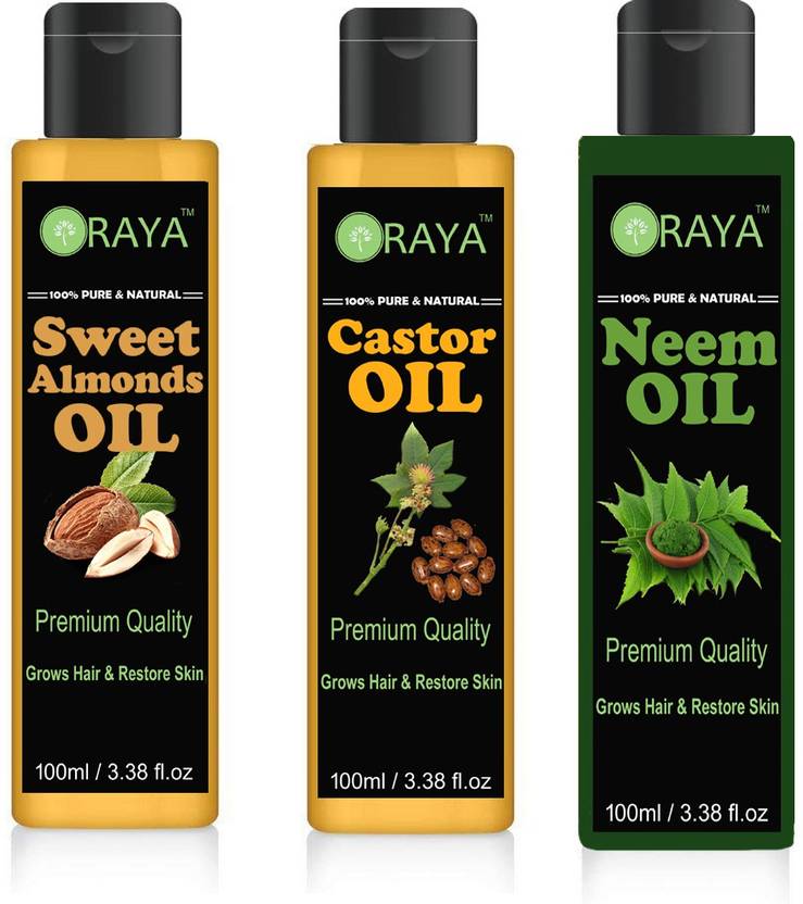 Oraya 100 Pure Natural Sweet Almond Oil And Organic Cold
