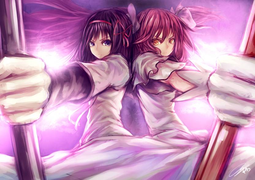 Athah Anime Puella Magi Madoka Magica Goddess Madoka Homura Akemi