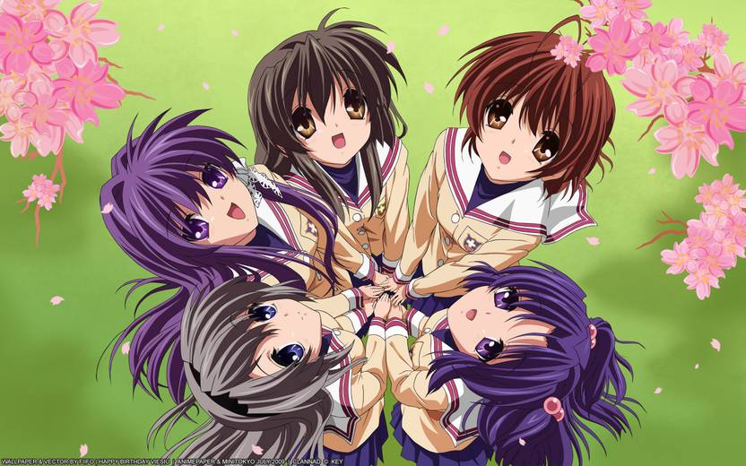 Athah Anime Clannad Nagisa Furukawa Fuuko Ibuki Kyou