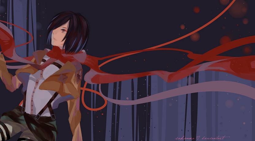Athah Anime Attack On Titan Shingeki No Kyojin Mikasa