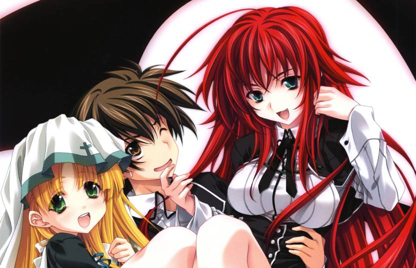 Athah Anime High School Dxd Asia Argento Issei Hyoudou Rias