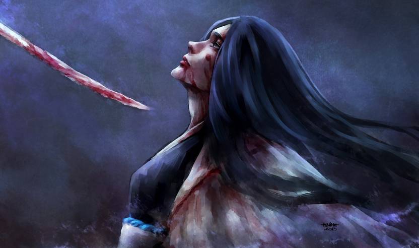 Athah Anime Bleach Unohana Retsu Dark Fantasy Woman Knife