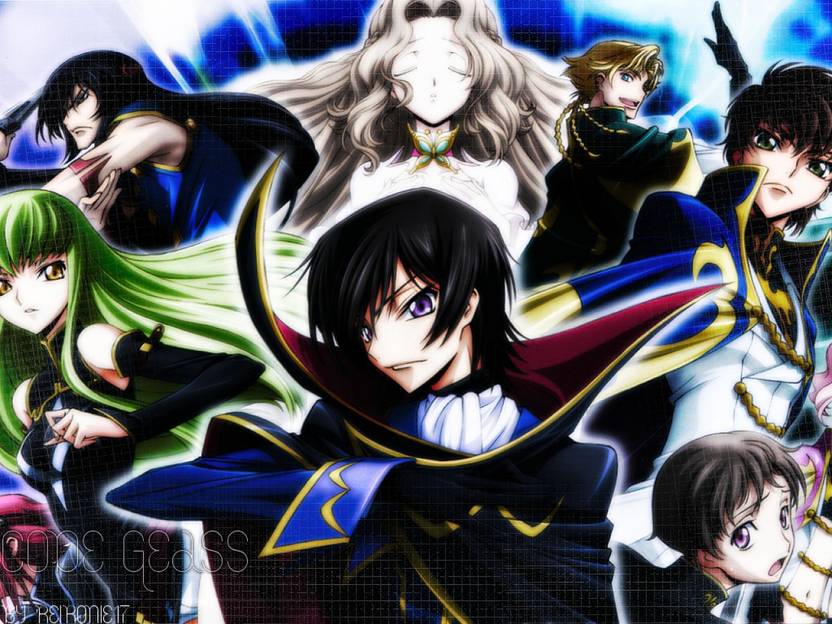 Athah Anime Code Geass C C Nunnally Lamperouge Lelouch