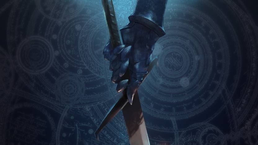 Athah Anime Pixiv Fantasia T Dark Sword Glove Armor Hand 13
