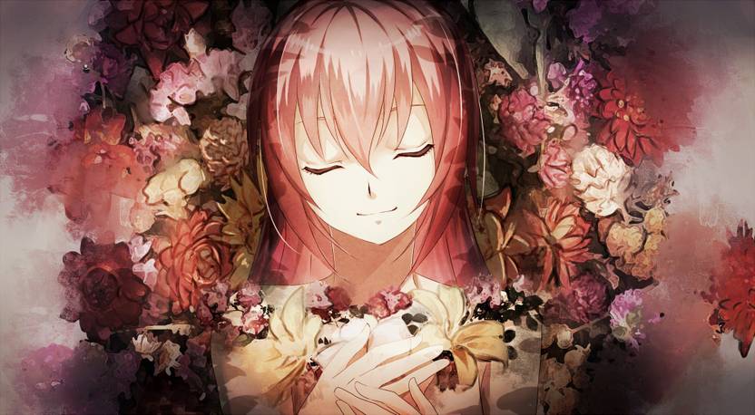 Athah Anime Vocaloid Luka Megurine Girl Long Hair Pink Hair
