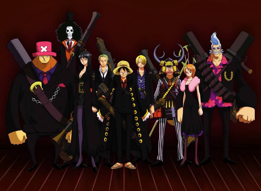 Athah Anime One Piece Tony Tony Chopper Brook Nico Robin