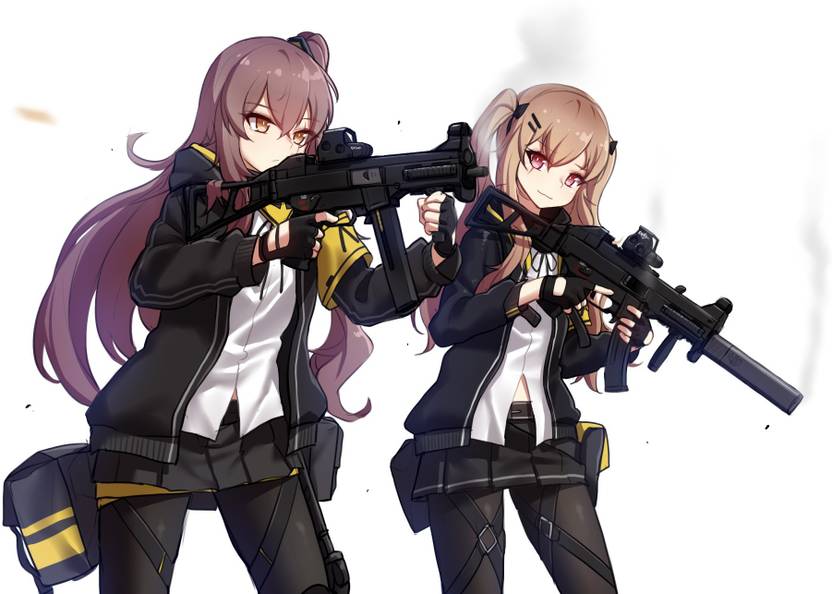 Athah Anime Girls Frontline Ump45 Ump9 13 19 Inches Wall